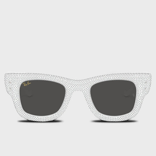 Wayfarer Puffer Crystal Pavé Edition - White/Strass Pave