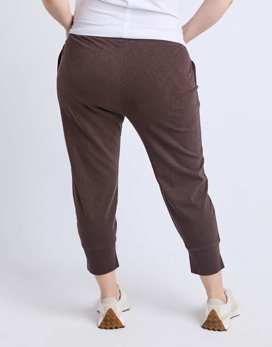 3/4 Brunch Pant - Coffee