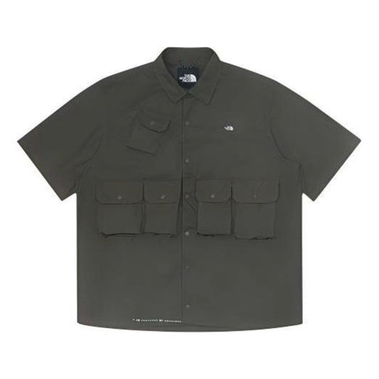 THE NORTH FACE Short Sleeve Solid Shirt 'Olive Green' NF0A885N-21L