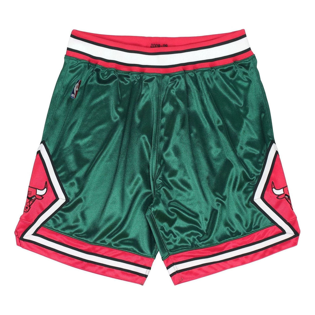 Mitchell & Ness Chicago Bulls Authentic Shorts 'Green Red' ASHRGS18115-CBUDKGN08 - Mitchell & Ness Professional Edition