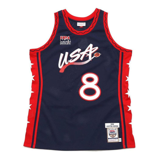 Mitchell & Ness Team USA 1996-97 Jerseys 'Scottie Pippen 8' AJY4SB19062-USANAVY96SPI