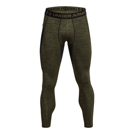 Under Armour ColdGear Twist Leggings 'Green' 1379821-390