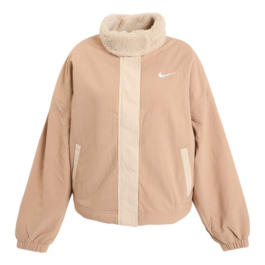 (WMNS) Nike Woven Fleece-Lined Jacket 'Hemp Sanddrift' DQ6847-200