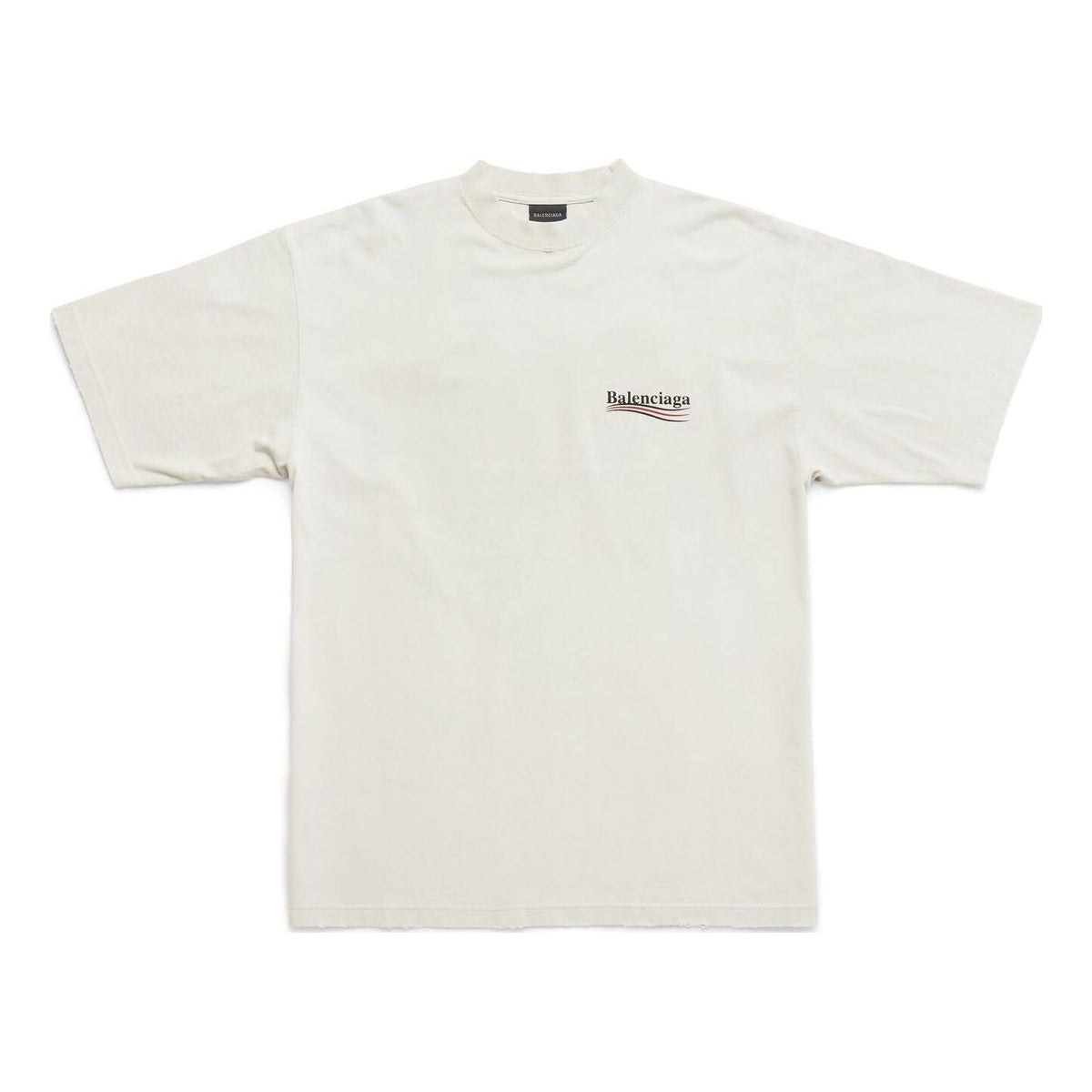 Balenciaga Political Campaign T-Shirt Large Fit 'Beige' 641675TNVG59170