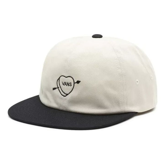 Vans Valentines Jockey Hat 'White Black' VN0A542ZZ5P