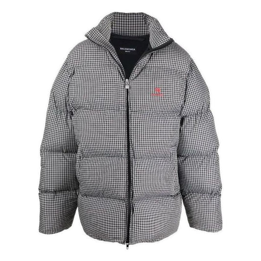 Balenciaga Sporty B Puffer Jacket 'Black White' 681440TLO361070