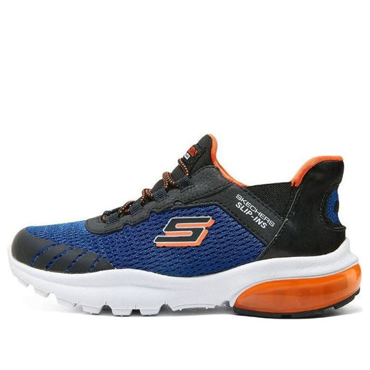 (GS) Skechers Slip-ins Razor Flex Air Sneaker 'Blue Black Orange' 403839L-RYBK