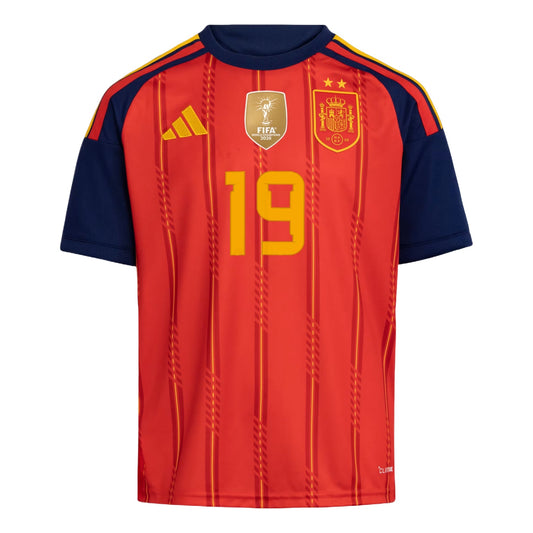 (GS) adidas Lamine Yamal Spain 26 Home Winner Jersey Aisa Sizing 'Vivid Red' LI1312
