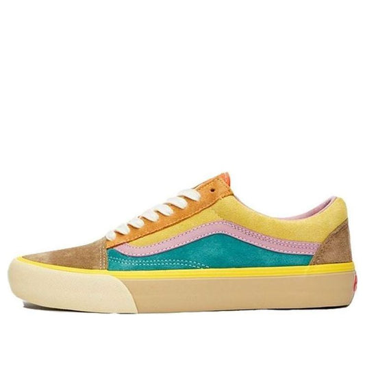 Vans Old Skool VLT LX 'Yellow Blue Brown' VN0A4BVFVYL