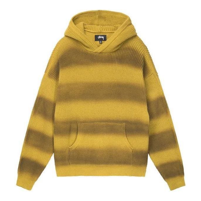 Stussy Spray Dyed Hoodie 'Yellow' 117149