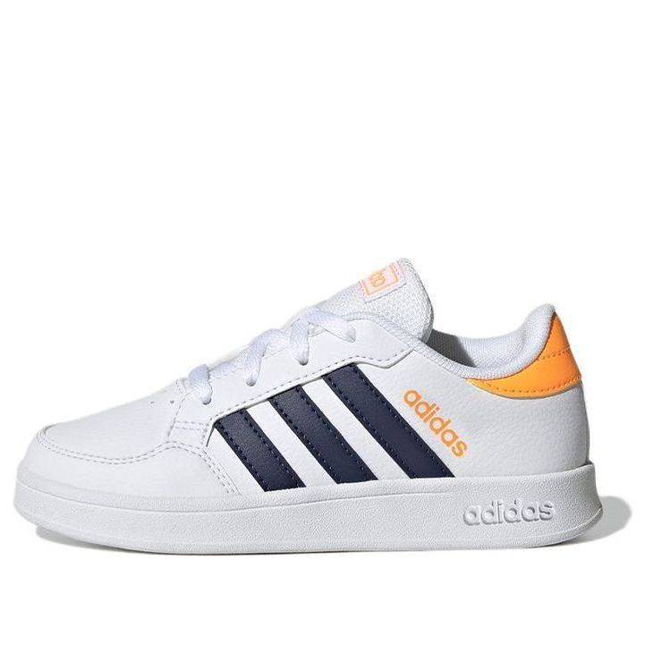 (GS) adidas Breaknet 'White Yellow Navy' GW2889
