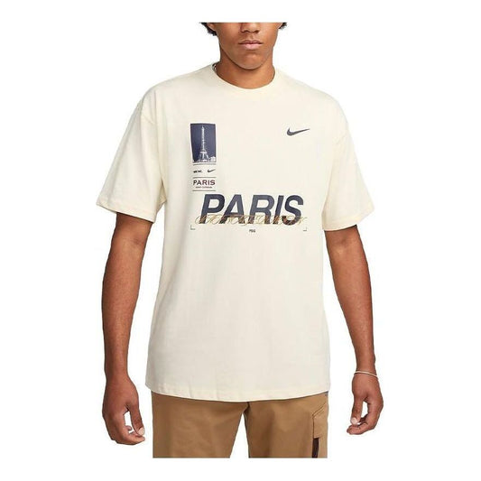 Nike Paris Saint-Germain Max90 T-shirt 'Coconut White' FQ1546-113