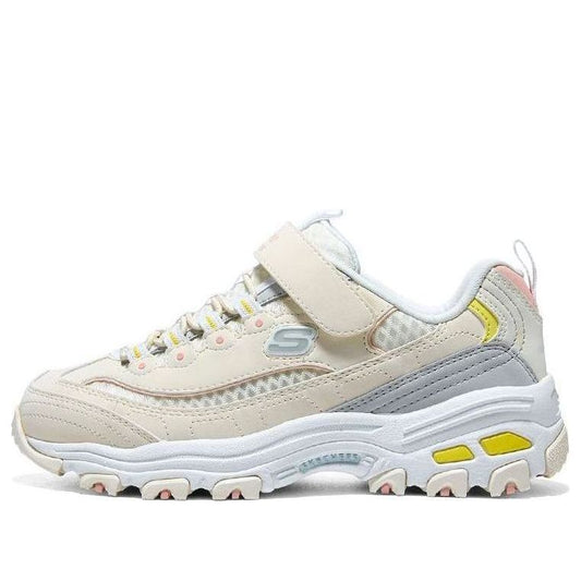 (GS) Skechers Dlites Shoes 'Beige Grey' 319001L-NTMT
