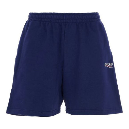 Balenciaga Political Campaign Short 'Blue' 641608TIV531195