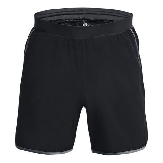Under Armour HIIT Woven 6inch Shorts 'Black Grey' 1377027-001