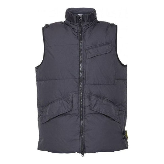 STONE ISLAND Crinkle Reps Down Vests 'Black' 7715G0123-V0029