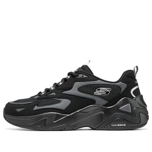 (WMNS) Skechers Stamina V3 Shoes 'Black Grey' 896259-BBK
