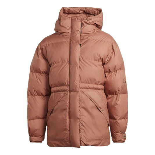 (WMNS) adidas by Stella McCartney Mid-Length Padded Winter Jacket Asia Sizing 'Brown' HG6892