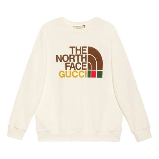(WMNS) Gucci x The North Face Cotton Sweater 'Beige' 617964-XJDBY-9095