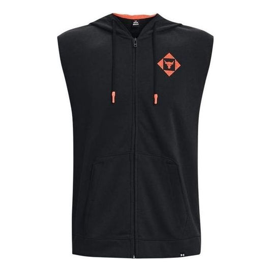Under Armour Project Rock Sleeveless Hoodie 'Black Multi' 1377434-001