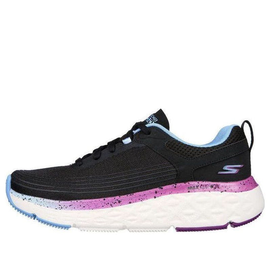 (WMNS) Skechers Max Cushioning Delta 'Black Purple' 129118-BKBL