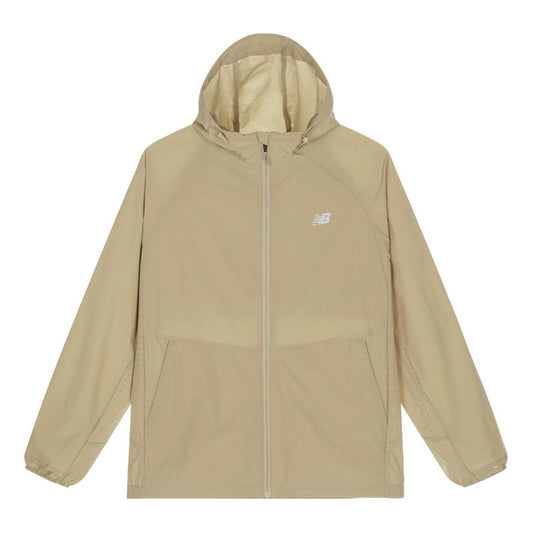 New Balance Asia Sizing 'Runners Aren't Normal' Hooded Jacket 'Khaki' NAE24101-BWN