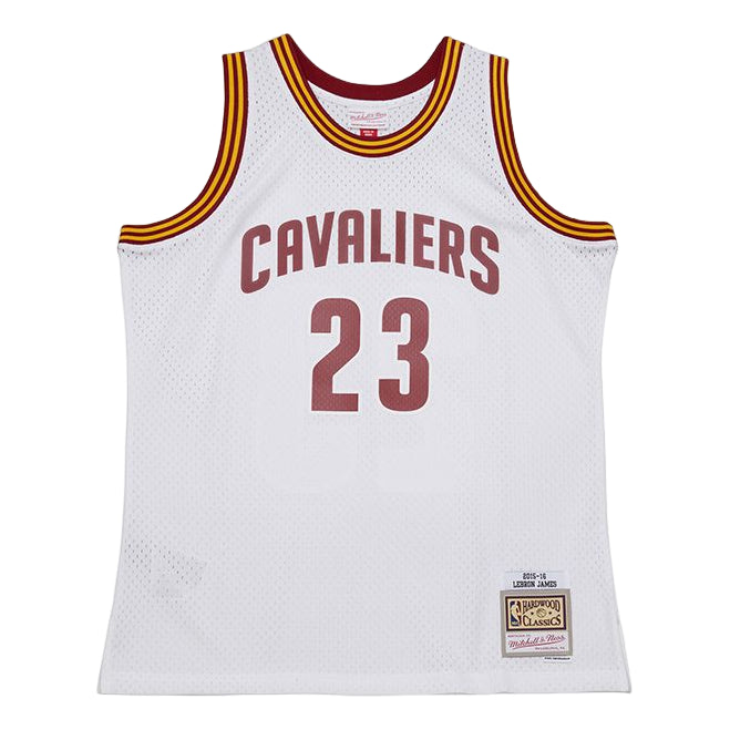 Mitchell & Ness Lebron James Cleveland Cavaliers 2015-16 Swingman Jersey 'White' JY10747-CCAWHIT - Mitchell & Ness Professional Edition