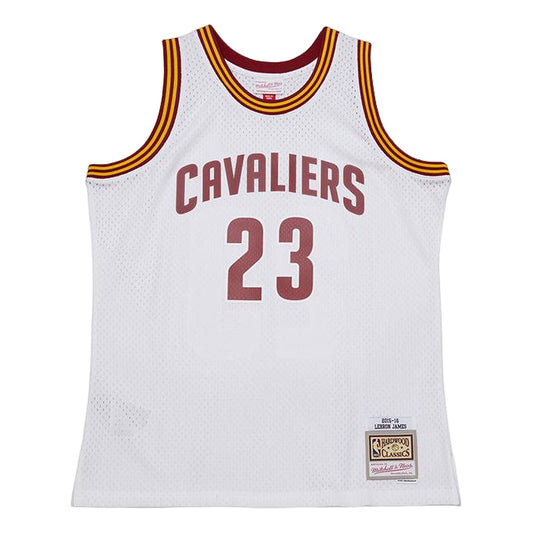 Mitchell & Ness Lebron James Cleveland Cavaliers 2015-16 Swingman Jersey 'White' JY10747-CCAWHIT - Mitchell & Ness Professional Edition