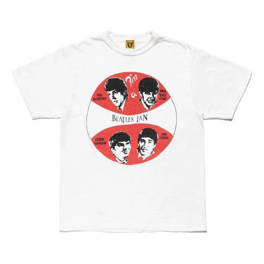 HUMAN MADE BEATLES Band Bamboo Short Sleeve Unisex White HM20TE005