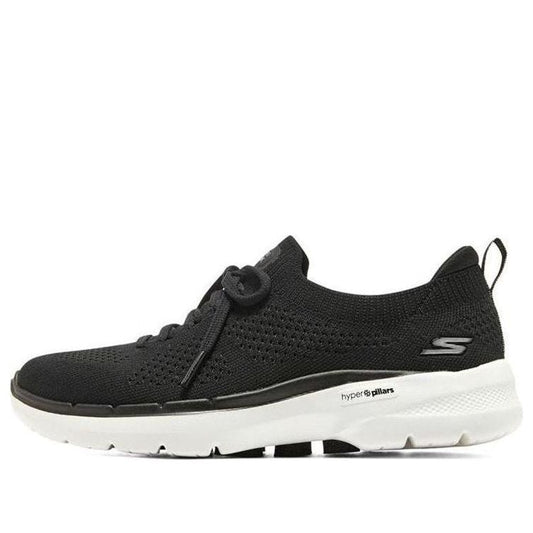 (WMNS) Skechers Go Walk 6 'Black White' 894117-BLK