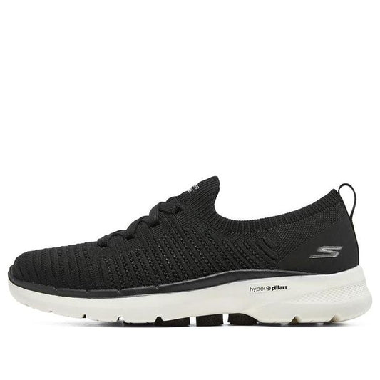 (WMNS) Skechers Go Walk 6 Low Top Black 124504-BKW