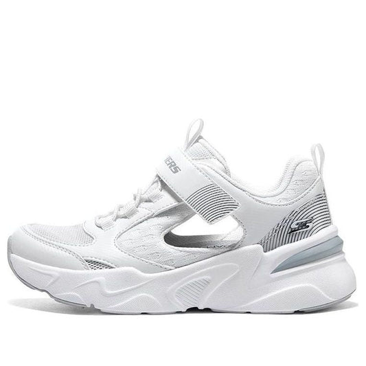 (GS) Skechers Bobs Bamina 'White Grey' 405257L-WGY
