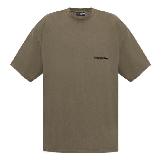 Balenciaga Strike 1917 Oversized T-shirt 'Khaki' 694576TMVJ62930