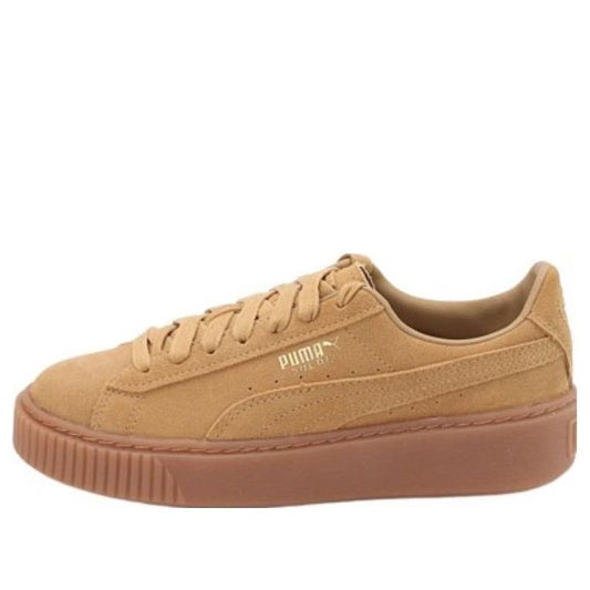 (WMNS) PUMA Suede Platform SD 'Oatmeal' 364718-01