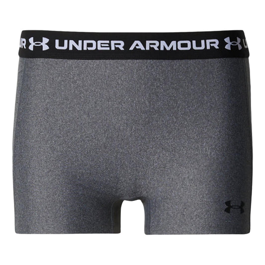 (WMNS) Under Armour HeatGear Shorty 3" Shorts Asia Sizing 'Charcoal Light Heather Black' 6010725-019 - Under Armour Professional Edition