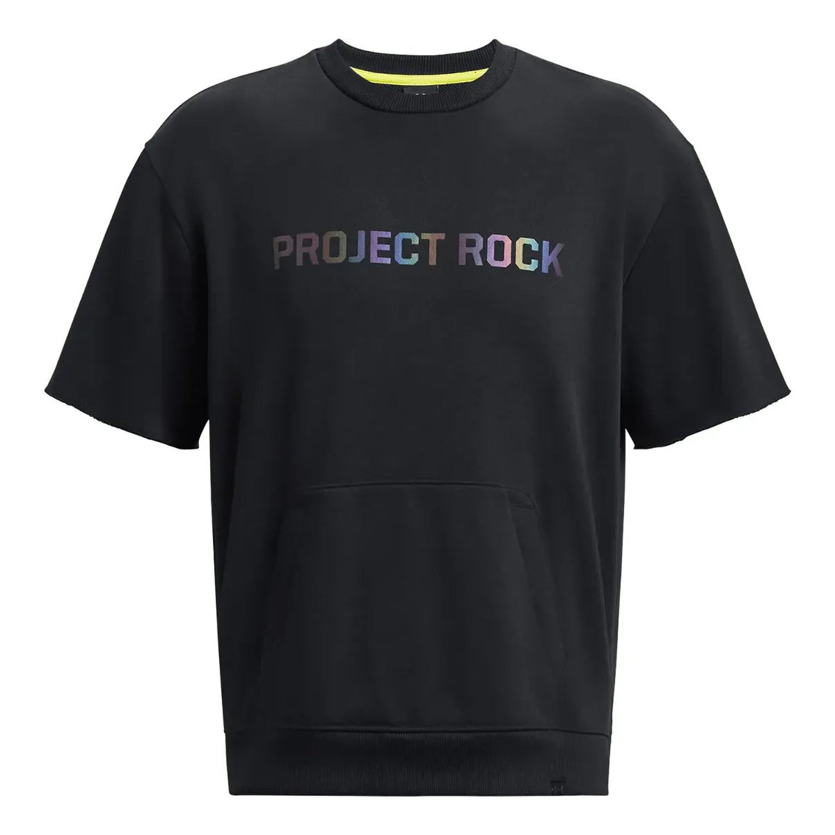 Under Armour Project Rock Heavyweight Terry Crew Top 'Black' 1380155-001