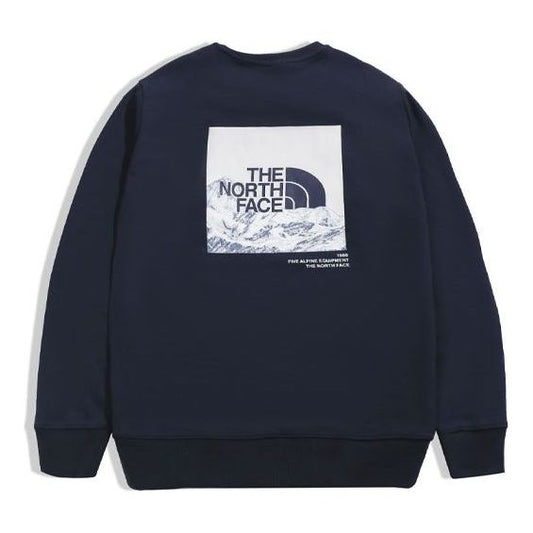 THE NORTH FACE Regrind Crew SS22 Logo Sweater 'Navy' NF0A5K1D-RG1
