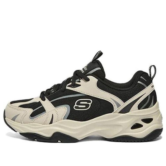 (WMNS) Skechers Monster Sport Shoes 'Beige Black' 896266-BKNT