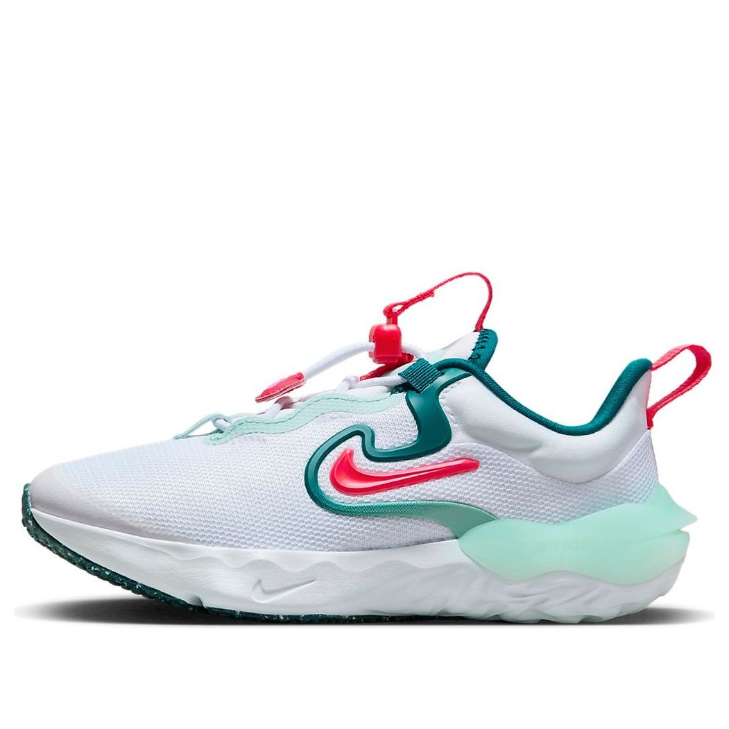 (PS) Nike Run Flow Easy On/Off Shoes 'White Jade Ice' DR0471-101