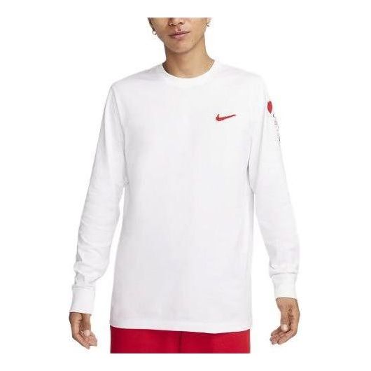 Nike Sportswear Long-Sleeve T-Shirt (Asia Sizing) 'White' FV3993-100