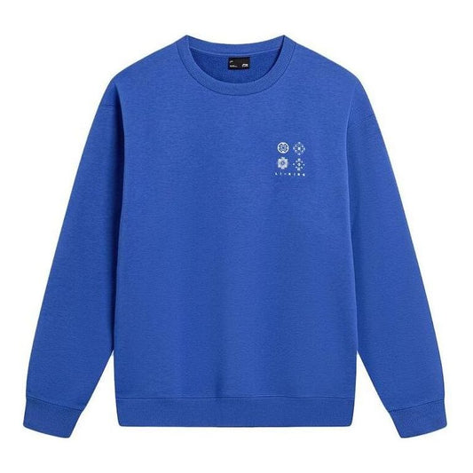 Li-Ning Chinese Culture Logo Sweatshirt 'Blue' AWDT901-2