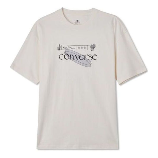 Converse Logo T-Shirt Asia Sizing 'White' 10024870-A01