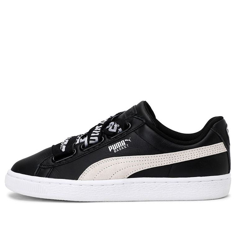 (WMNS) PUMA Basket Heart De Black 364082-01