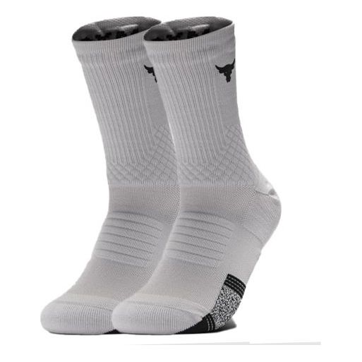 Under Armour Armourdry Playmaker Mid-Crew Socks 'Grey' 1376230-289
