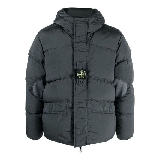 STONE ISLAND Logo Patch Reversible Padding 'Grey' 791542719-V0062