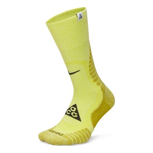 Nike x ACG Outdoor Crew Socks 'Yellow Green' DV5465-700