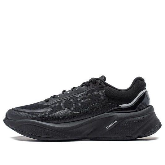 (WMNS) Li-Ning Soft Comfoam Lifestyle Shoes 'Black Silver' AGLU010-1