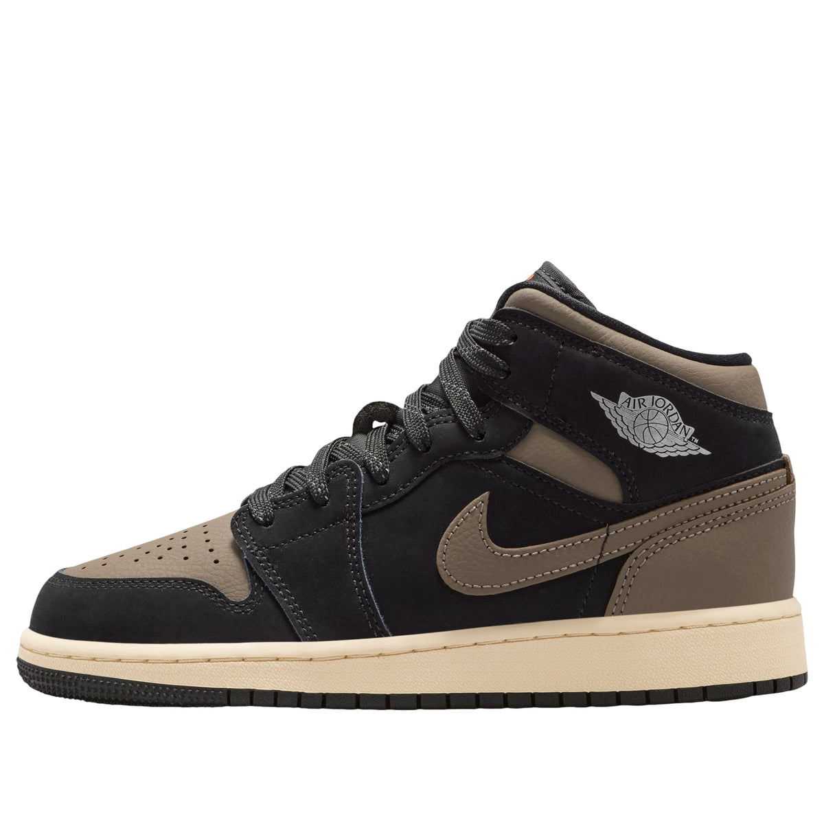 (GS) Jordan Air Jordan 1 Mid SE 'Olive Grey' IB7053-002