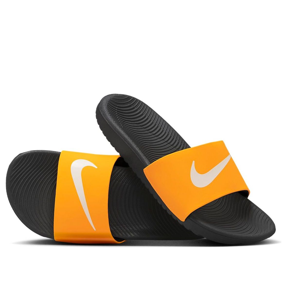 (GS) Nike Kawa Slides 'Laser Orange Black' 819352-802