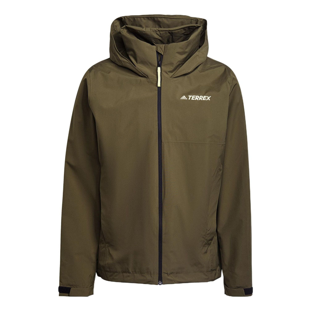 adidas Terrex Mt Rr Jacket waterproof Sports Outdoor Hooded Jacket Green GU6485